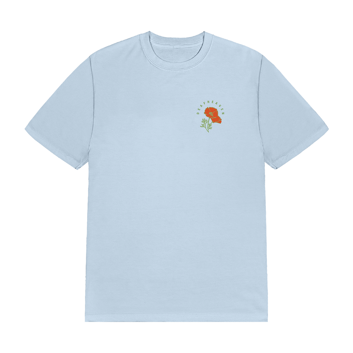 Poppy Wreath Blue Tee